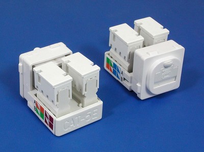  made in china  TM-8128 Cat.5E RJ45 Network Cables Data keystone jack  corporation